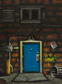 Back Alley Door von Angelo Pietrarca