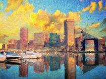 Baltimore Maryland Skyline von zapista