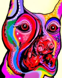 Doberman Pinscher in Bright Colors von eloiseart