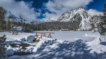 Snowy Popradske pleso in the High Tatras von Tomas Gregor