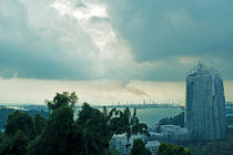 Singapore Harbour 1 by Hartmut Binder