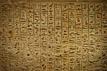 Hieroglyphics at Valley of the Kings by Andy Doyle