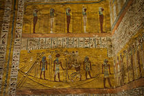 Hieroglyphics at Valley of the Kings by Andy Doyle