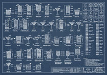 Cocktail chart by Dennson Creative