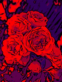 Blumen Poster Red Roses Welikeflowers by Robert H. Biedermann