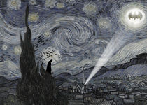 Starry night batman von Dennson Creative