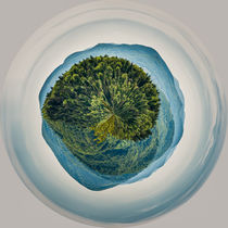 Pfälzerwald bei Annweiler (2.2) - little planet von Erhard Hess