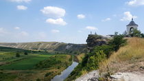 Old Orhei monastery on Raut river in Moldova von ambasador