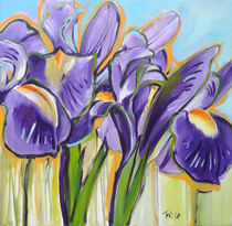 Iris, Lilien by Antje Püpke