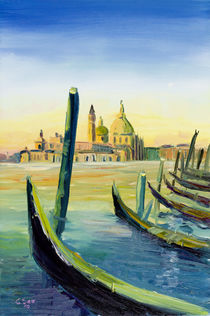 Venedig: Santa Maria della Salute, San Giorgio by Christian Seebauer