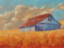 Barn On The Hill by Steven Guy Bilodeau