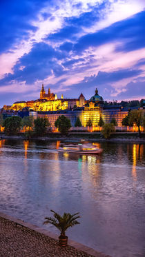 Prague Castle after sunset, Czech Republic von Tomas Gregor