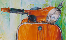 Vespa Orange von Renate Berghaus