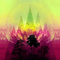 TREES under MAGIC MOUNTAINS V-2b von Pia Schneider