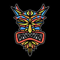 Tribal Demon Mask by Vincent J. Newman