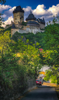 Medieval castle Karlstejn in Czech Republic by Tomas Gregor