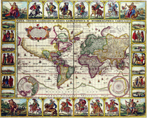 vintage world map von dreamyfaces