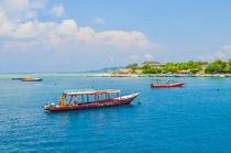 Schiffe vor Gili Air von Mario Schlack