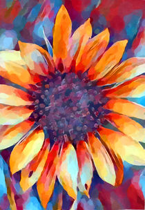 Sunflower Watercolor von Chris Butler