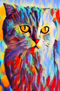 Cat Portrait by Chris Butler