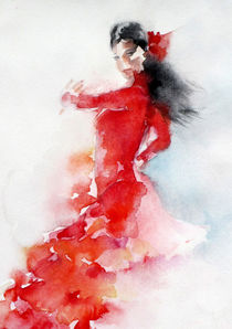 Flamenco  by Christelle Guedey