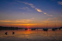 Sonnenaufgang vor Hemmenhofen - Halbinsel Höri - Bodensee von Christine Horn