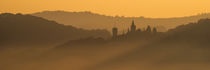 Panorama vom Schloss Drachenburg beim Sonnenaufgang by Frank Landsberg