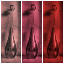 Rose Triptych in Red by Colin Metcalf