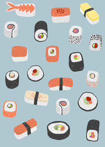 Sushi Roll Maki Nigiri Japanese Food Art