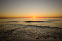 Sunset on the Beach Løkken, Nordjylland, Denmark  by Tobias Steinicke