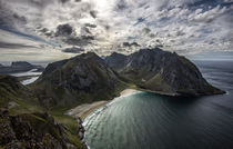 Kvalvika and Vestervika beaches by Stein Liland