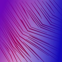 wild lines pink with blue von Jana Guothova