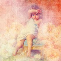 Cute vintage little angel by past-presence-art