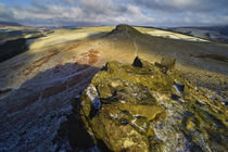 Crook Hill in Winter, Bamford, the Peak District, England (4) von chris-drabble