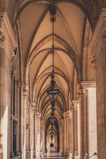 Arcades of Vienna City Hall Building by Silvia Eder