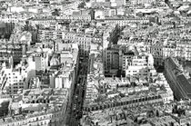 Paris Altstadt von Eiffellturm gesehen by ivica-troskot