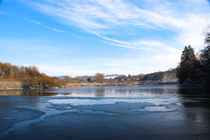 Gefrorener See von Regina Raaf