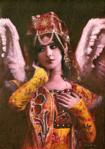 Decorative Vintage Angel by Michael Thomas