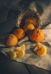 Still life with tangerines by Jarek Blaminsky