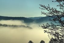 Nebel in einem Tal von Ralf Eckert