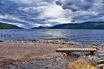 Loch Ness from Dores Beach von Jacqi Elmslie