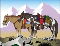 Mountain horses von William Rossin
