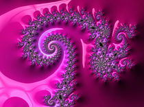 True Pink Spiral von Elisabeth  Lucas