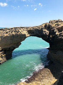 Die Küste vor Biarritz von Birgit Wagner