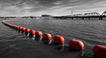 Red Buoys by Elisabeth  Lucas