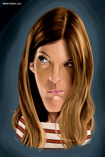 Debra Morgan (Dexter) caricature von William Rossin
