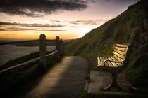 Wales Coastal Path bench by Leighton Collins