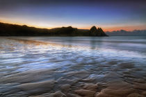 Daybreak at Three Cliffs Bay  von Leighton Collins