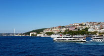 Panoramic view from Topkapi palace on Bosporus von ambasador