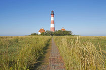 Westerhever - Leuchtturm und Stockenstieg von Olaf Schulz